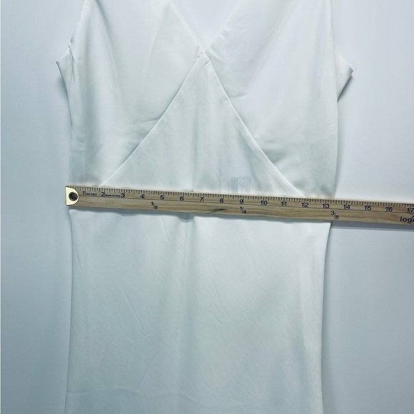 A New Day Dress Size XS Women’s Casual Or Evening Maxi White V-Neck - Picture 11 of 11